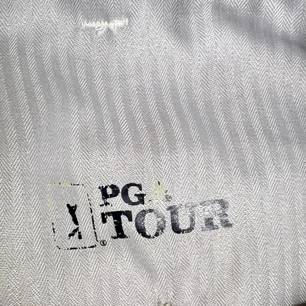 PGA Tour Plaid Golf Shorts White Size 36